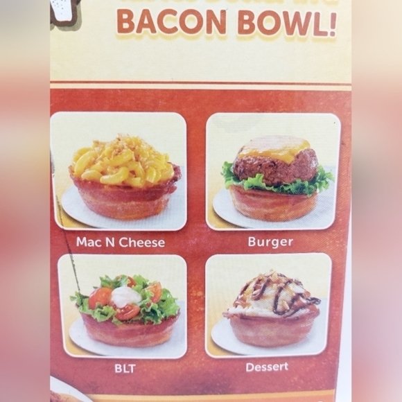 Carnivore Special: As Seen on TV Bacon Bowl Molds Keto Friendly NWT - Picture 3 of 4